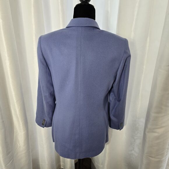 Vintage Talbots Blazer Womens 8 100% Cashmere Suit Jacket Academia Office USA - Picture 5 of 11